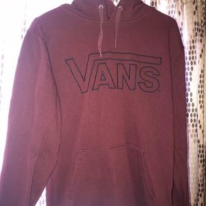 Vans maroon hoodie